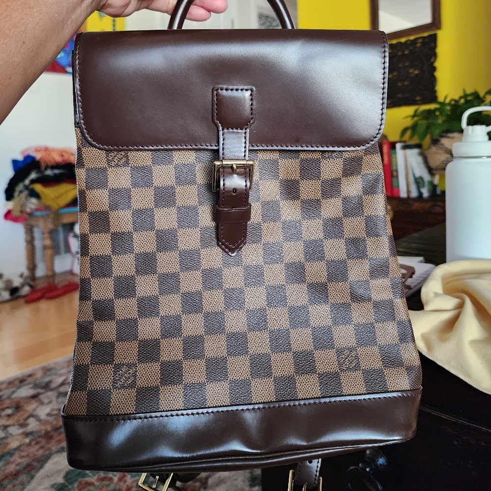 Louis Vuitton Damier Ebene Soho Backpack - Picture 2 of 3
